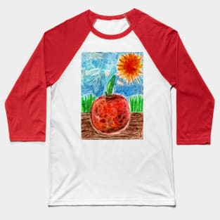 Sunny Apple Baseball T-Shirt